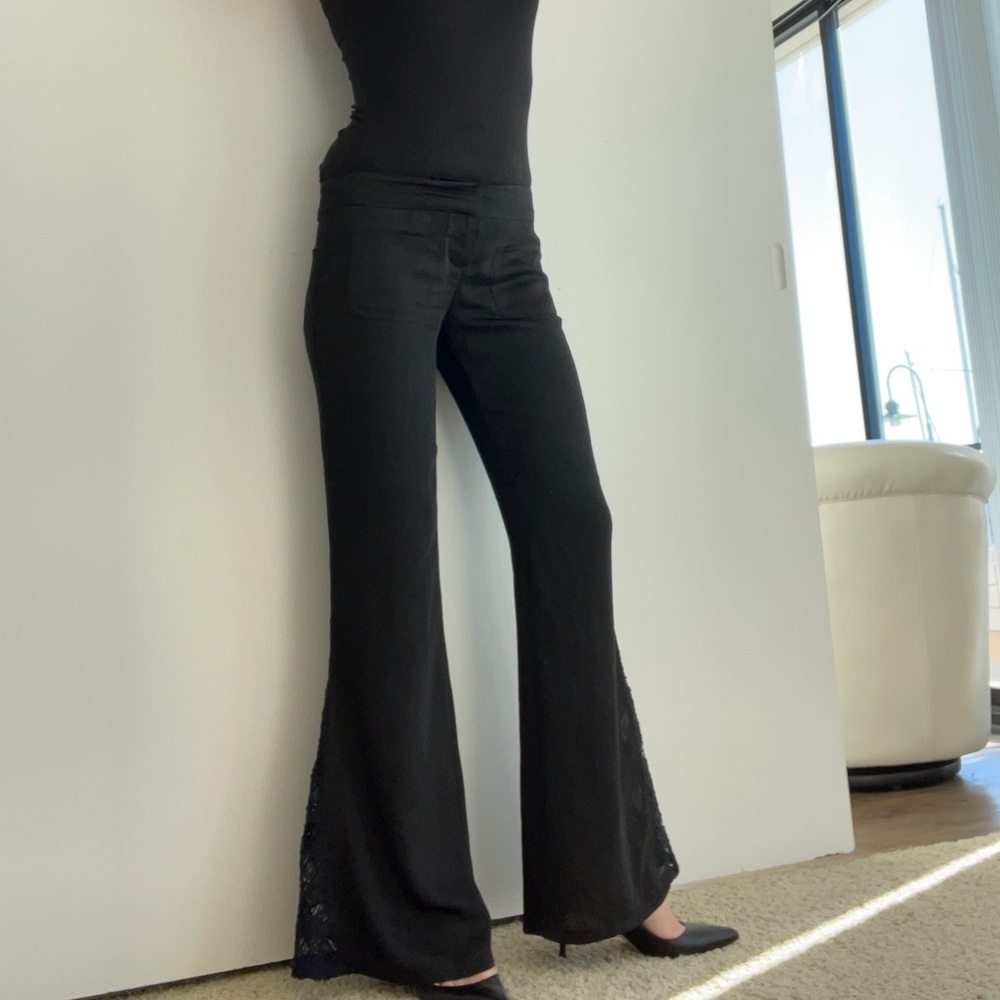 SW3 Bespoke flare lace insert pants 4 $350